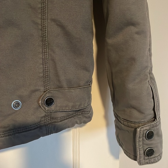 EUC Desigual Men’s Grey Bomber Jacket Sz M/L - Picture 9 of 11